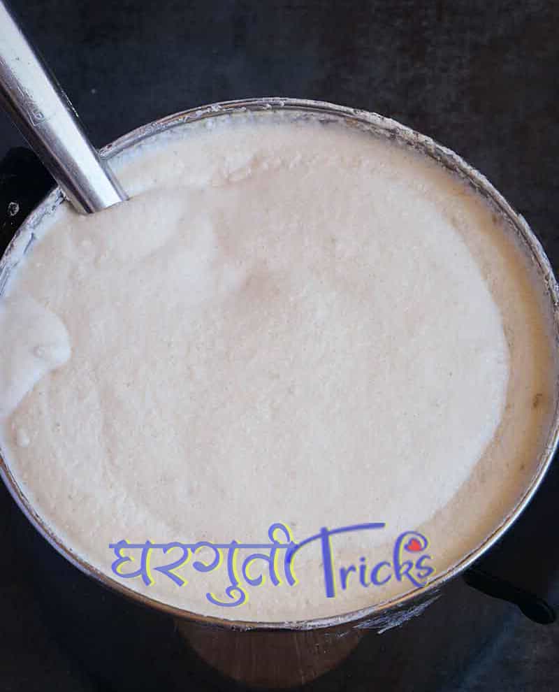 इडली कशी बनवायची (idali kashi banvaychi / idali recipe marathi) - इडली चे आंबवलेले पीठ