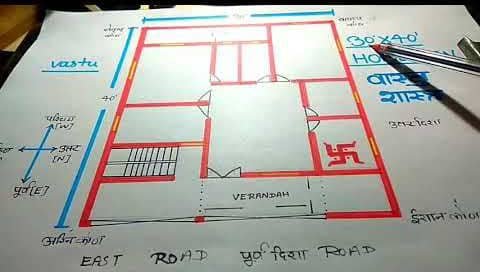 वास्तुशास्त्र नुसार घराचा नकाशा 