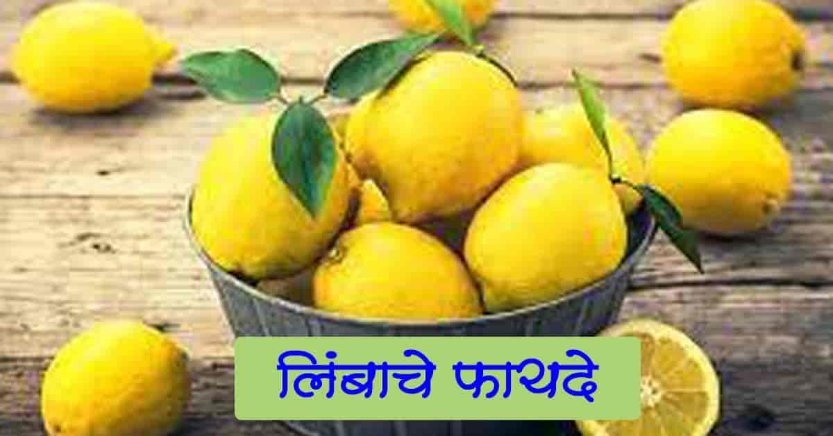 Read more about the article लिंबाचे फायदे – Top 13 Benefits of lemon / Use of Lemon marathi