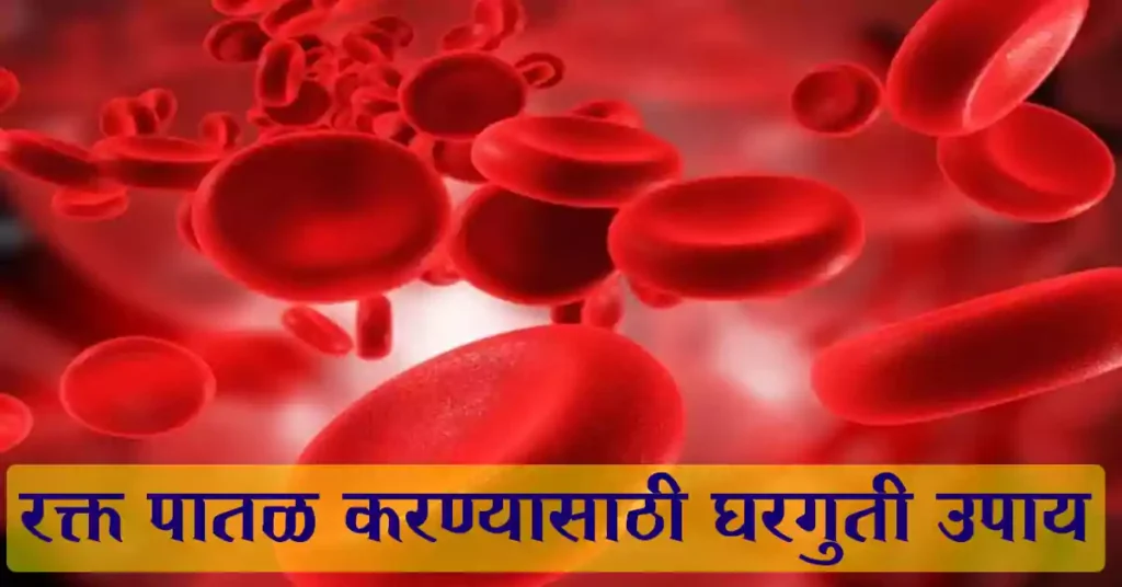 रक्त पातळ करण्यासाठी घरगुती उपाय/ रक्त पातळ करण्यासाठी औषध /(rakt patal karnyasathi gharguti upay)